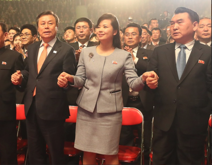 李雪主,玄松月争艳!北韩第一夫人压轴出场
