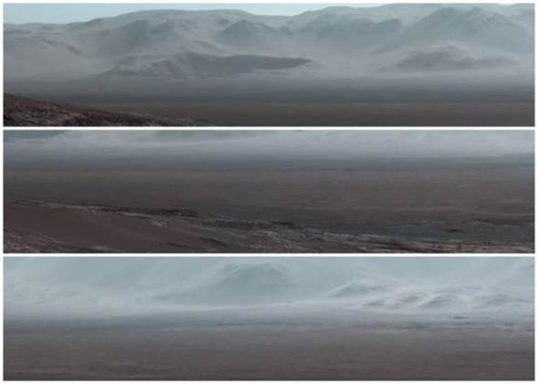 NASA公開好奇號新照 披露火星全景