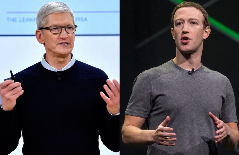 苹果和脸书大开口水战！扎克伯格: 库克你太肤浅了！