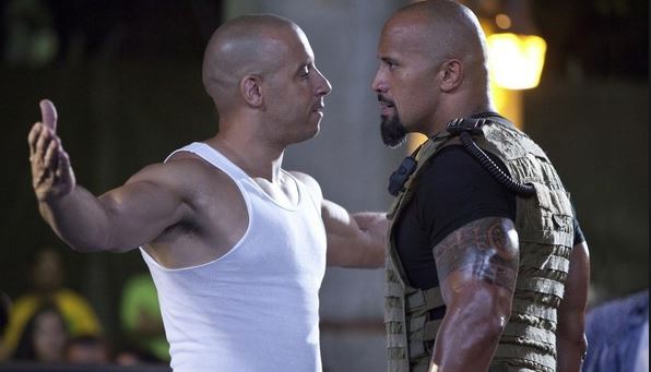 巨石强森和范.迪塞尔 闹不和，速度与激情9或许看不到其中一个身影？