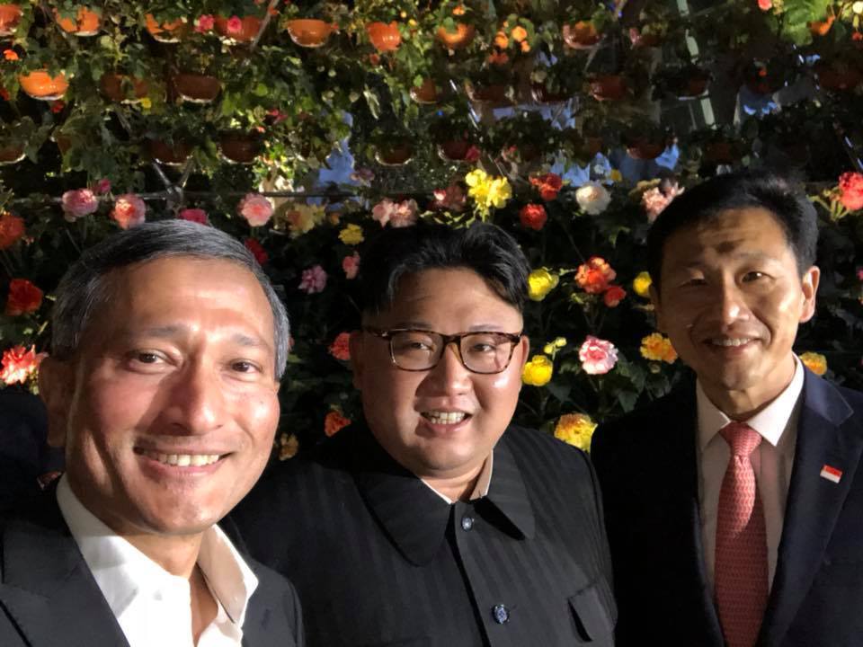 川金会 金正恩夜游狮城
