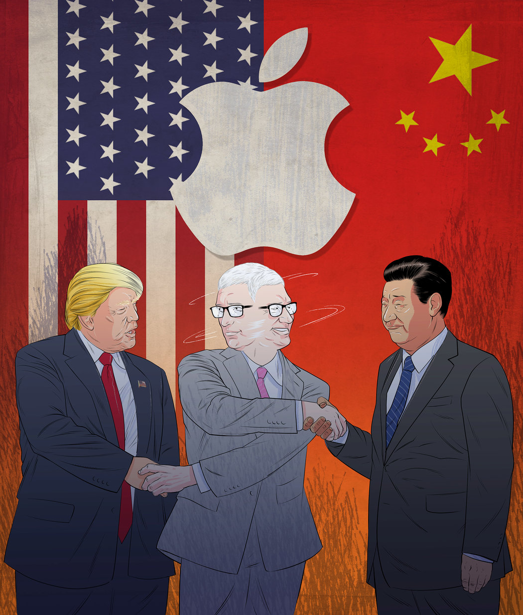 中美之间的「红苹果」，库克成科技业头号外交官？