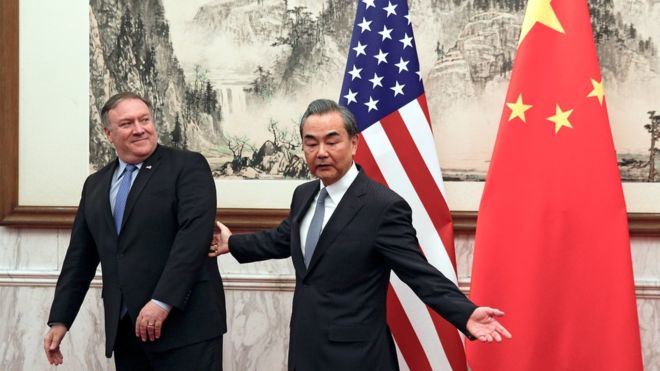 蓬佩奥访华：充满「火药味」的国务卿与外长会谈