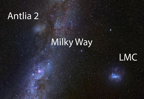 银河系外藏巨大卫星星系，暗物质可能填充其中