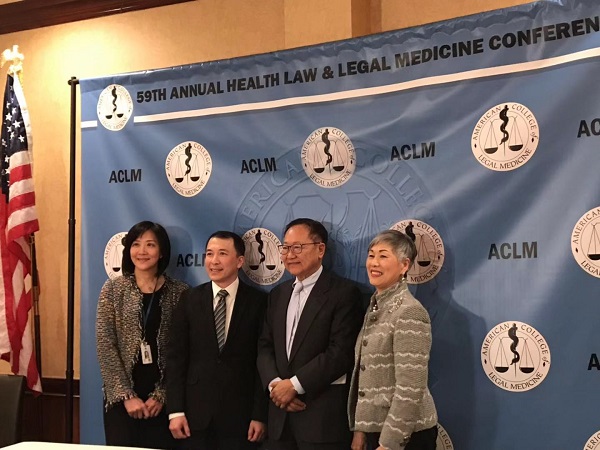 蔡維倫博士榮任“美國法律醫學學會”主席 | 美國首位華人主席