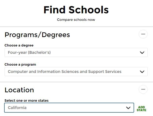 这个联邦政府刚改良过的网站 是你选大学和专业的必备工具_图1-2