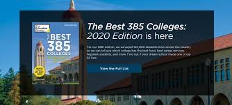 2020《普林斯顿评论》最佳大学排名&最受欢迎专业发布！还有食堂和宿舍排名哦