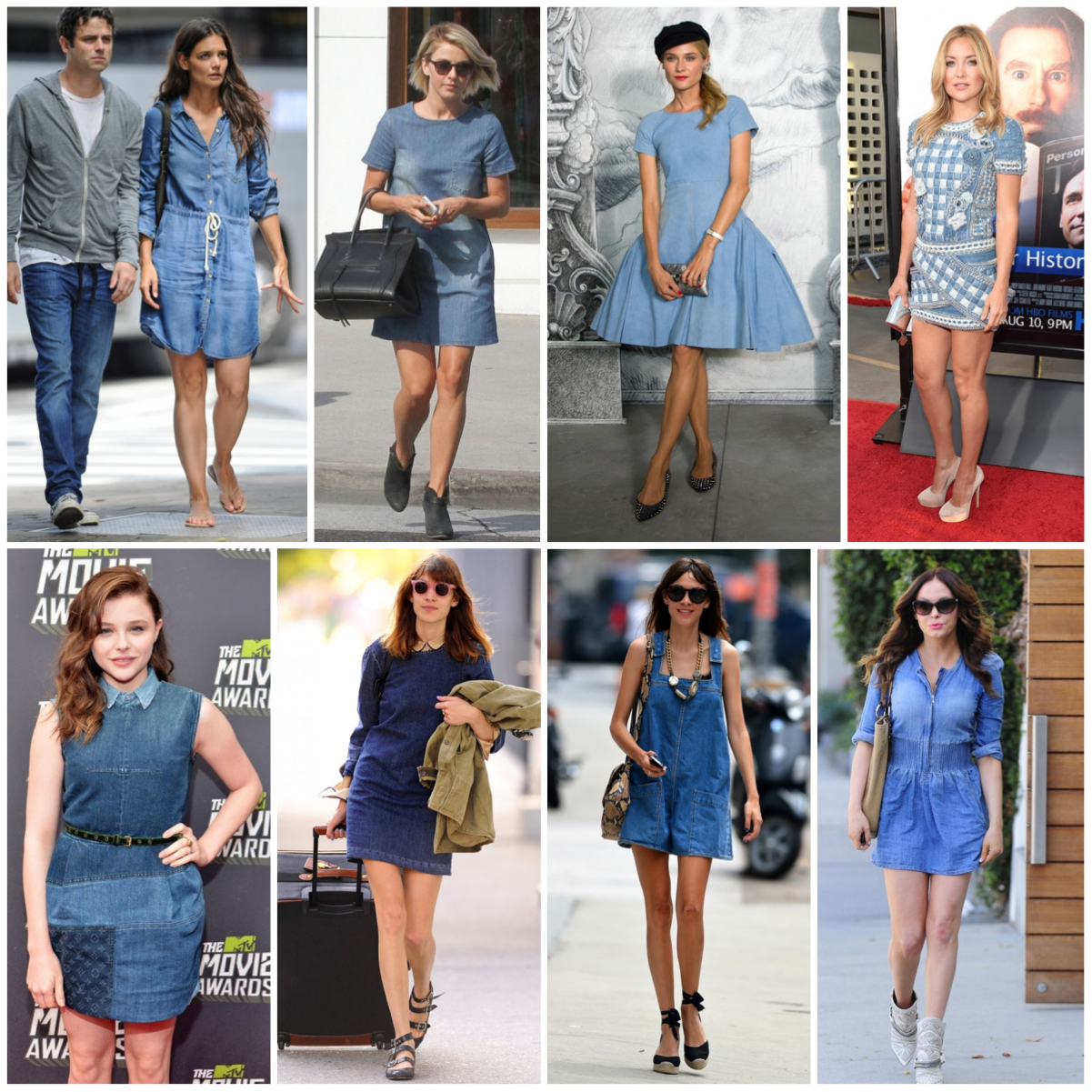 denim dress