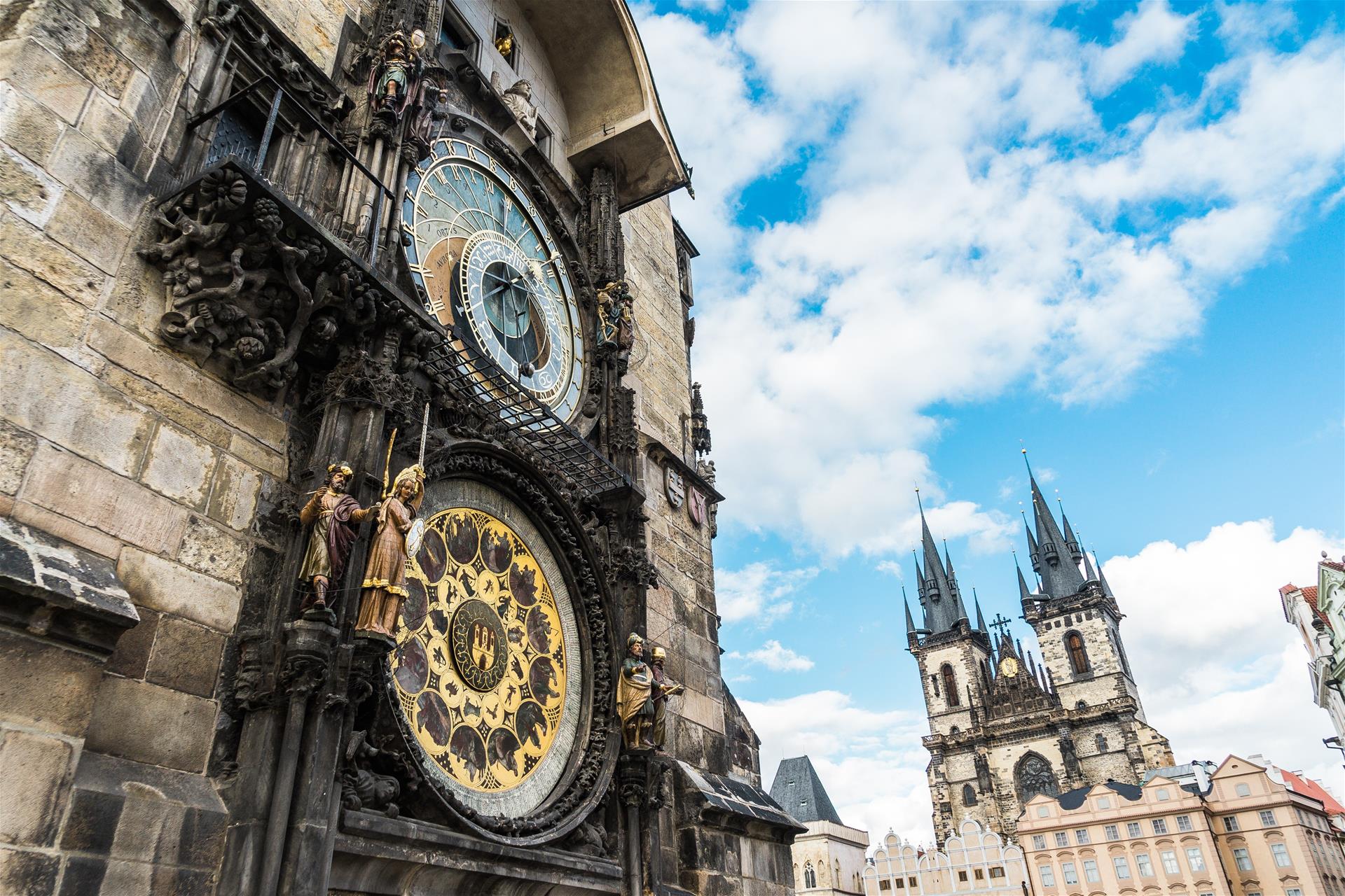 Astronomical Clock in the Old Town Square, Prague Free Image Download