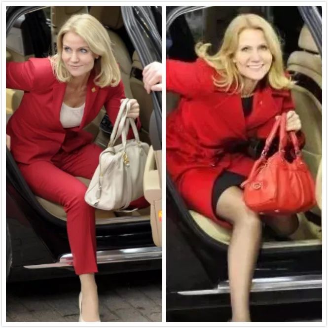 丹麦女首相施密特掉鞋图片