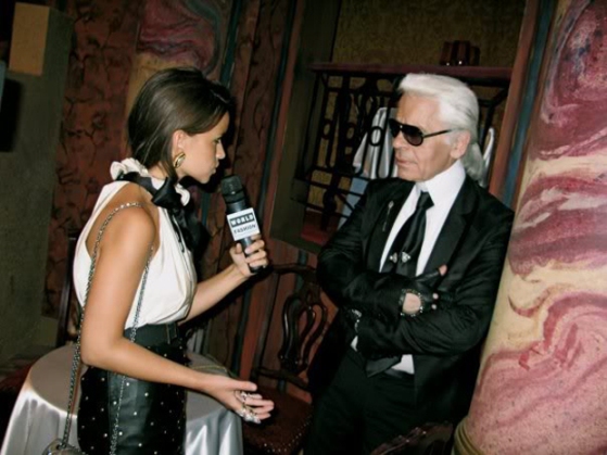 md interviewed lagerfeld