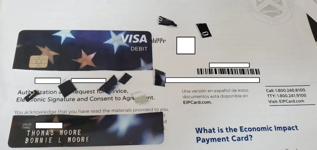 如果你收到这张Visa卡，千万别丢掉！不是诈骗，里面有钱！