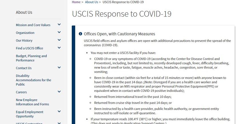 移民 | 亲自前往移民局区域办公室须知事项 | YANG & CHEN, LLP