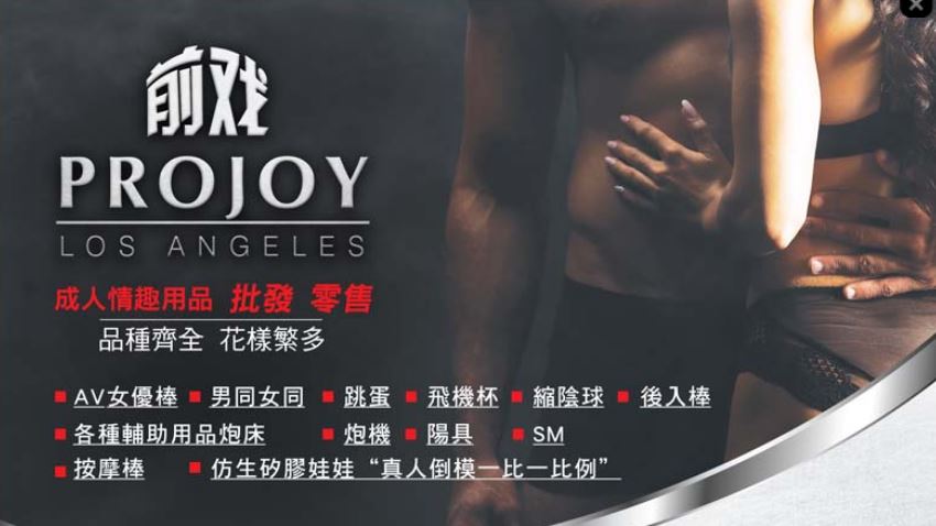 【生活】PROJY INC 成人情趣用品，批发 零售
