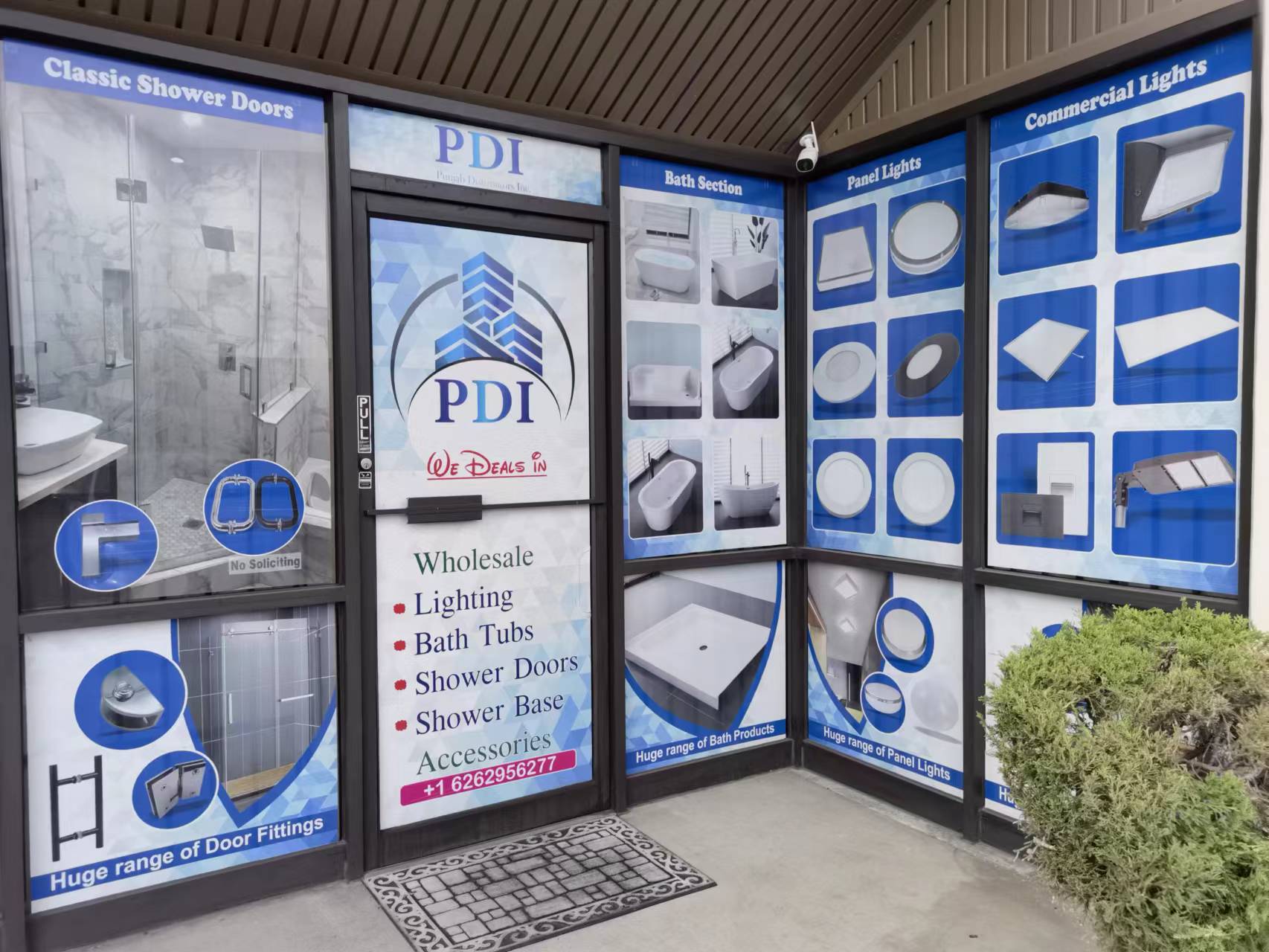  我们PDI玻璃浴門和五金公司，批发各类淋浴门和五金，价格便宜，欢迎选购！