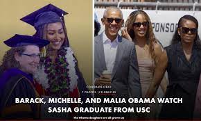 奥巴马女儿毕业于USC，同届还有约旦国王一家