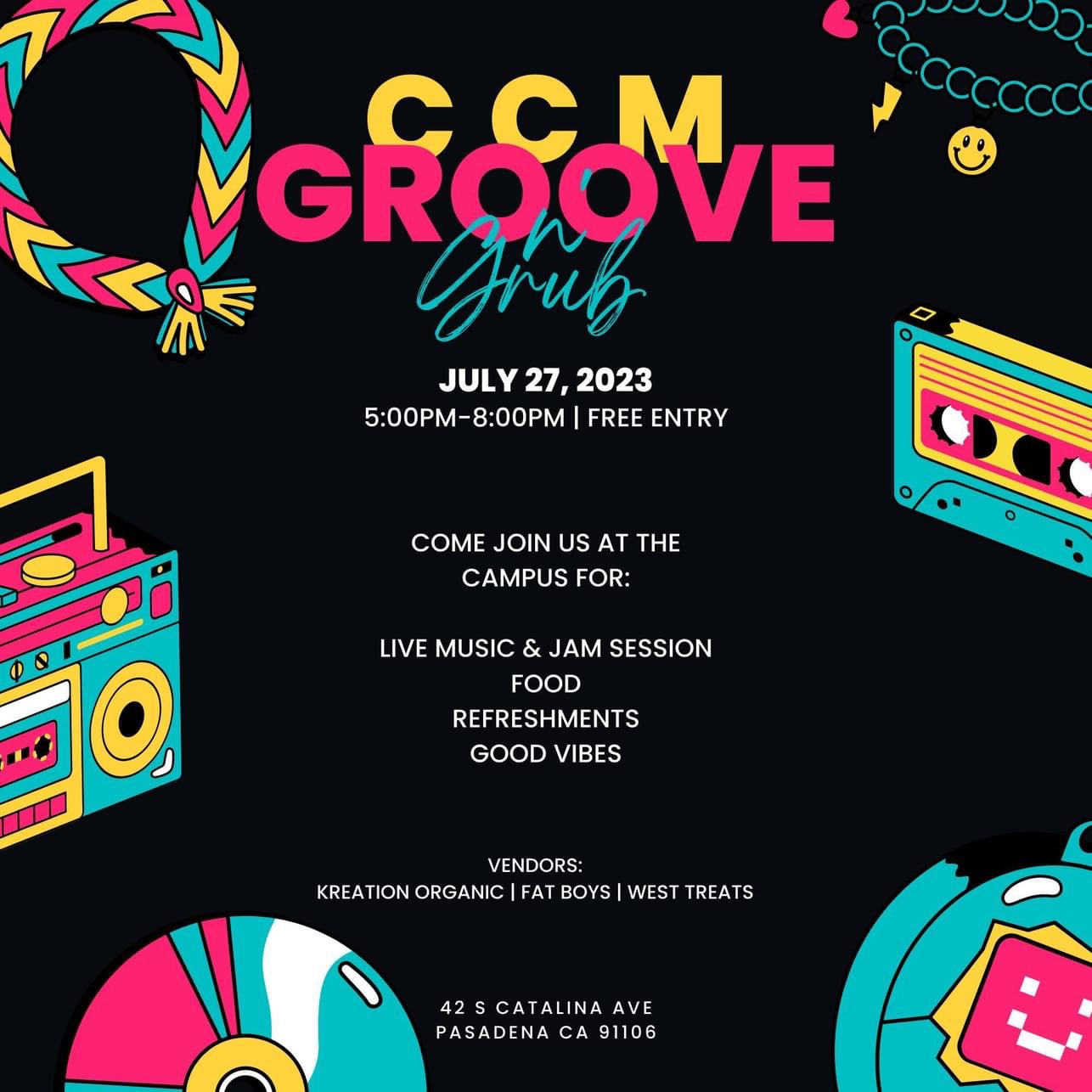 【教育】CCM Groove n’ Grove 美國加州音樂學院首次音樂共享盛會