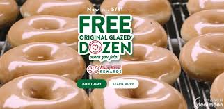 Krispy Kreme免费甜甜圈如何领？