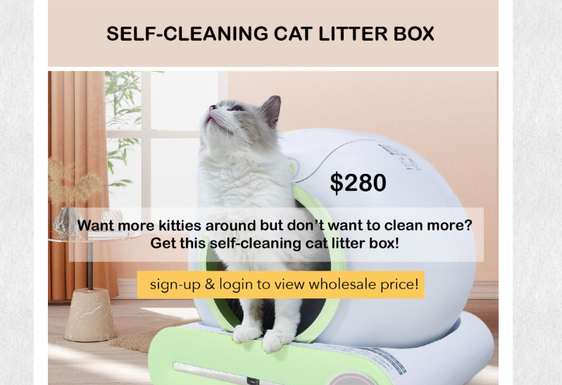 【购物】Cleaning Your Cat's Litter is Now Easier Than Ever!