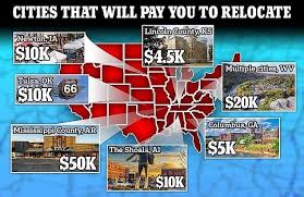 移民到美国这些城市，最多发50000美元安家费