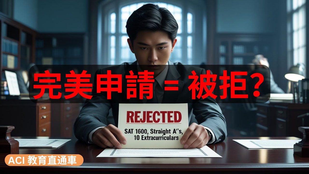 【教育】申請材料完美反而被拒？招生官：你太像模板了｜ACI 教育直通車｜郭主任｜申请美国大学