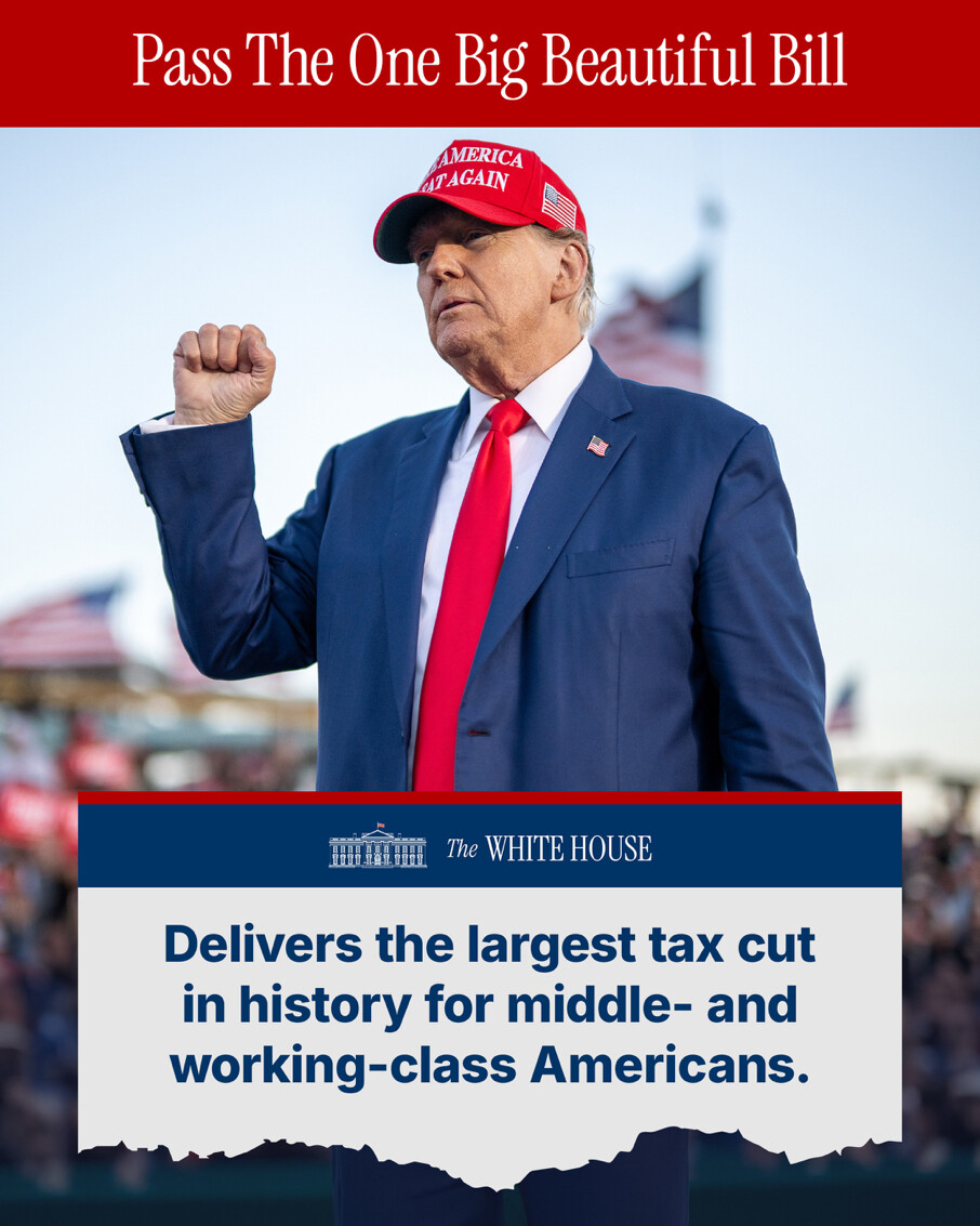 【大而美法案】美參院通過大而美法案，川普：將迎來爆炸性經濟成長