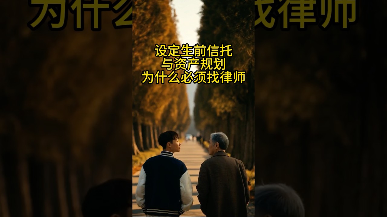 设立生前信托与资产规划，为什么必须找律师？