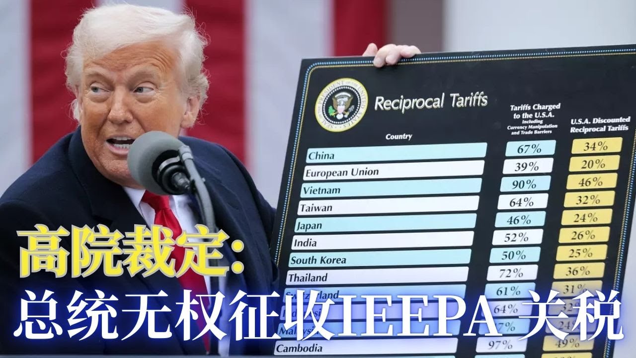 ⭐【邓洪説法】 突发！最高法院限制总统关税权，川普贸易战踩刹车？