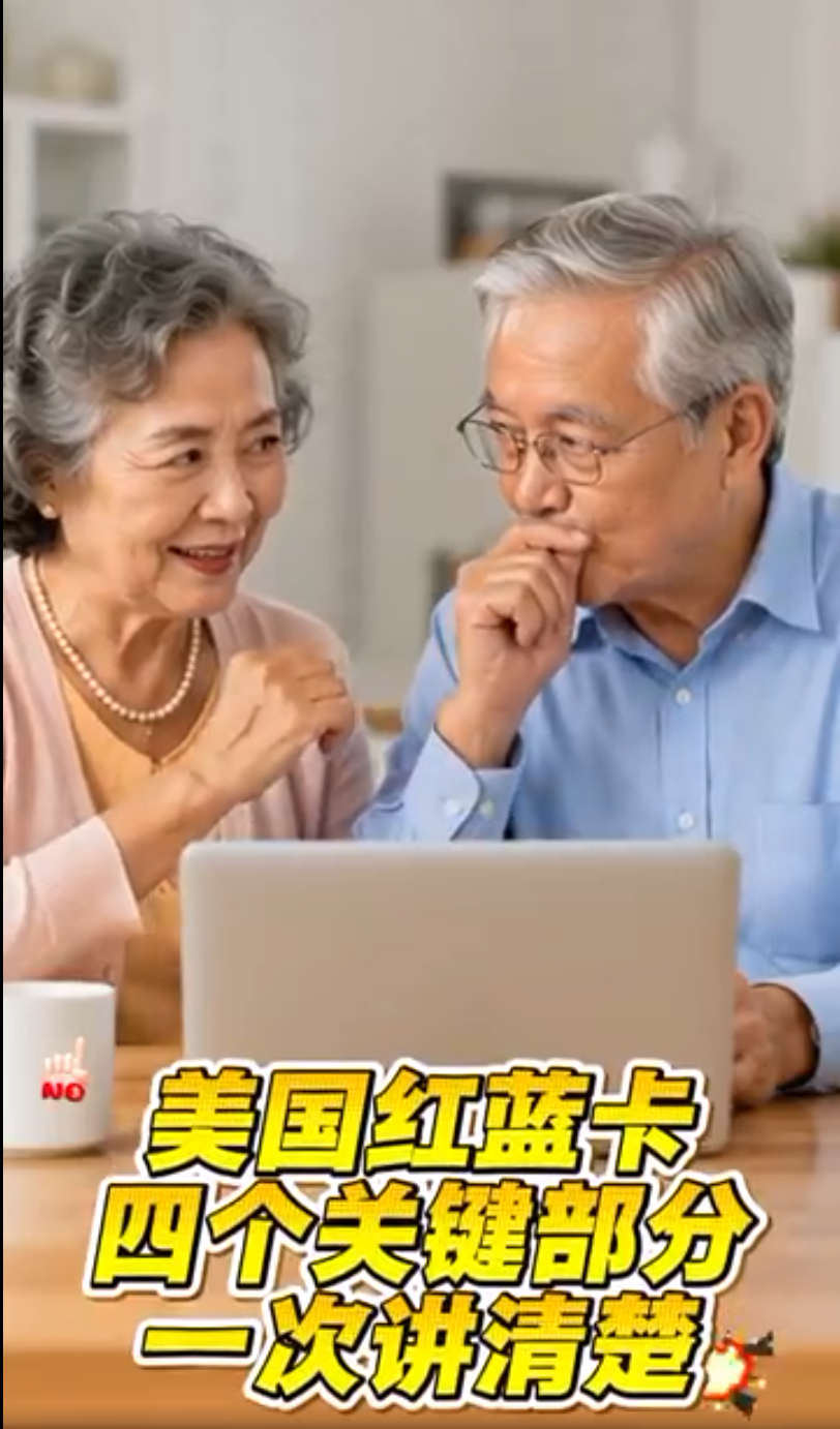 美國紅藍卡🏥四個關鍵部分一次講清❗️
