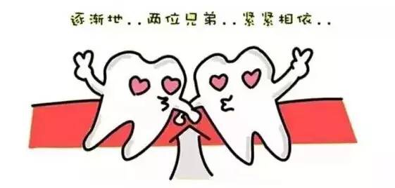 一颗牙齿掉了，其他牙齿在干嘛呢？