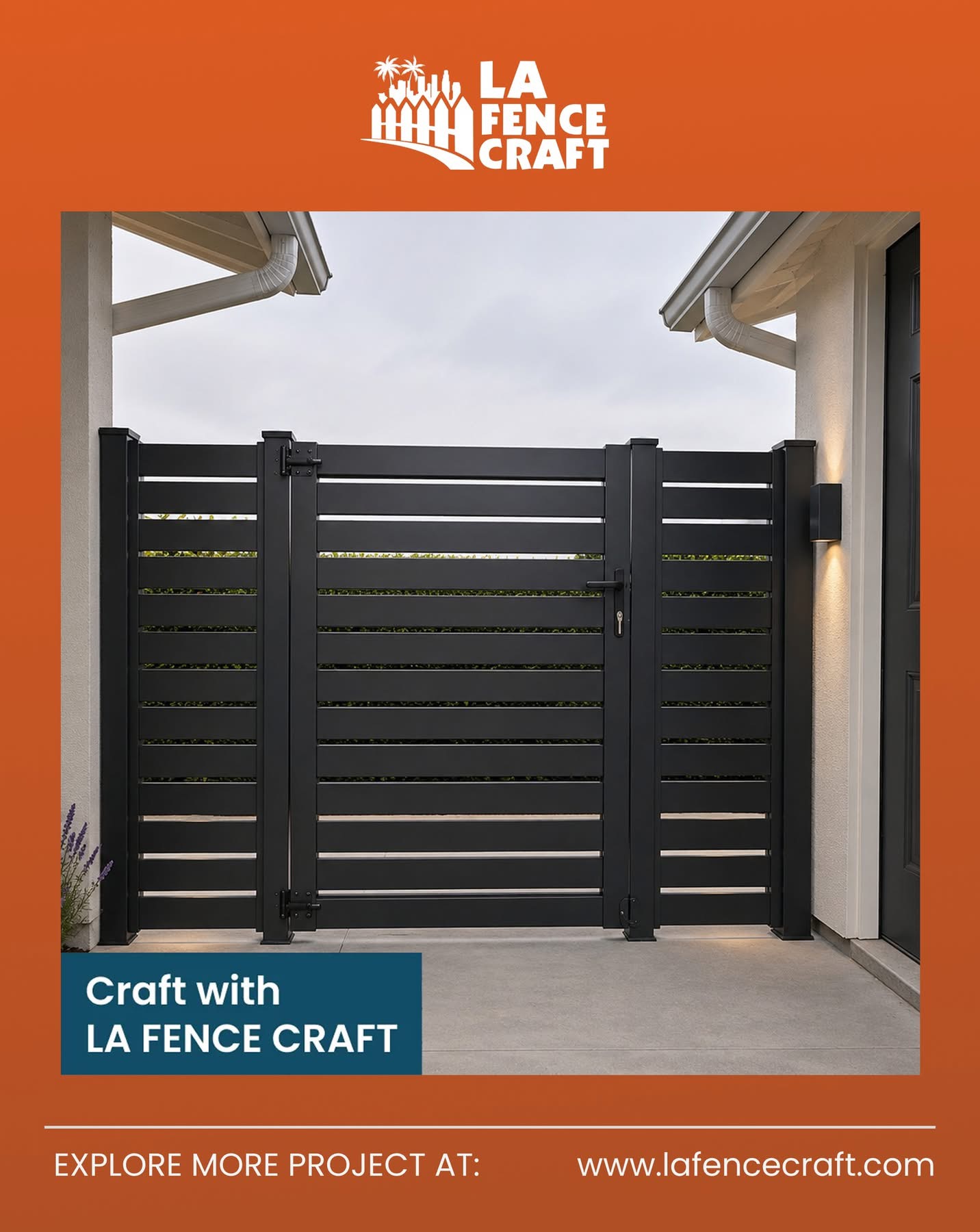 【柵欄】挑選最適合您家的大門風格，LA Fence Craft 為您打造理想門面