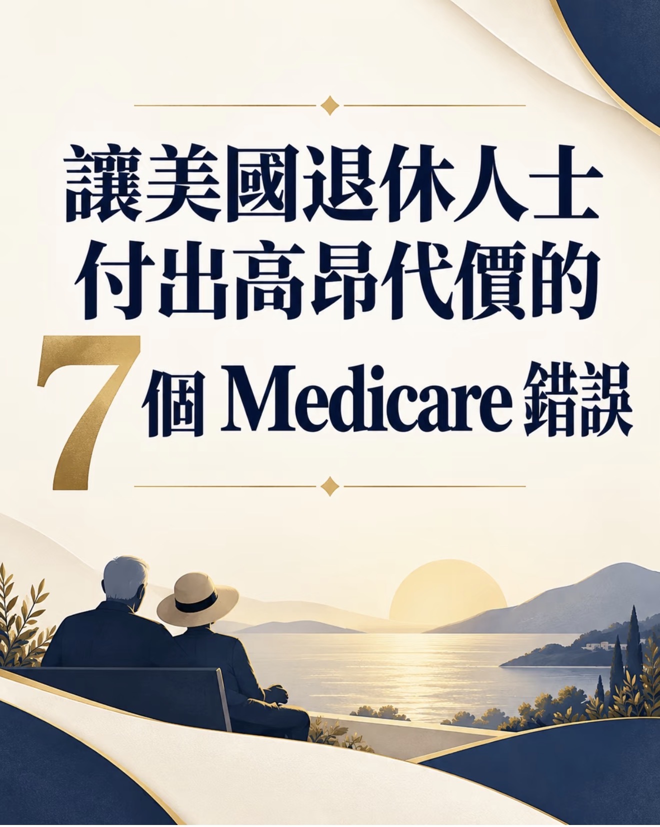 【健康保险】让美国退休人士付出高昂代价的7 个Medicare错误｜TSY健康保险TIFFANY颜